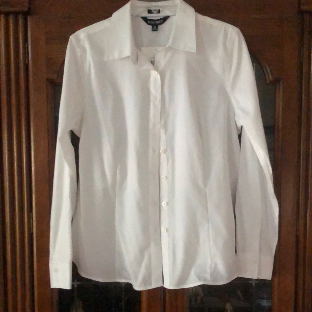 Ellen Tracy Bright White Shirt